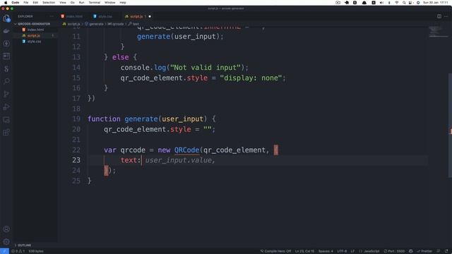 เรียนรู้วิธีการสร้าง QRcode Generator ด้วย JavaScript ??? смотреть онлайн