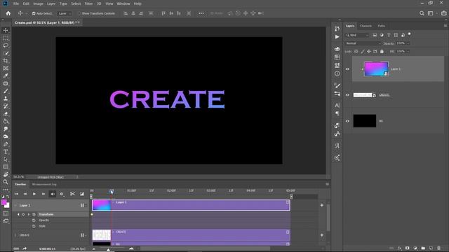 How To Make An Animated Gradient | In Photoshop | VE CREATION смотреть онлайн