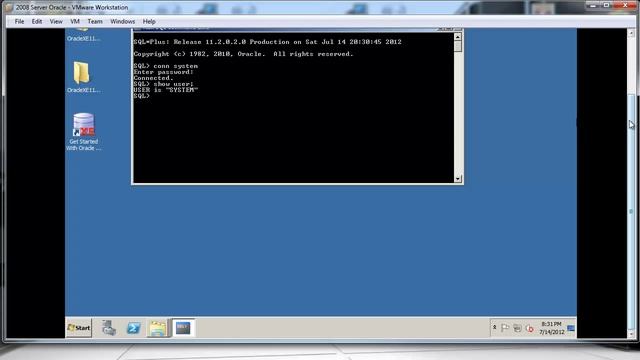 Oracle Express Free - W2K8 Getting Started & Install смотреть онлайн