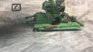 Починка Украинского Монстра В-96. Мультики про танки из пластилина.