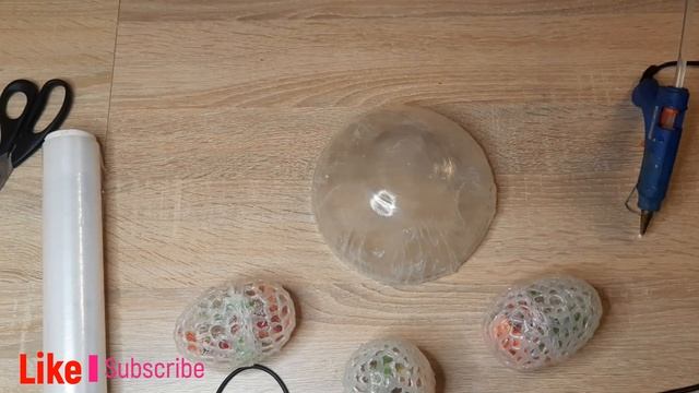 Пасхальный Декор Своими Руками / Поделки из Клея / Яйца в Корзинки / DIY Easter Decor / Glue Crafts