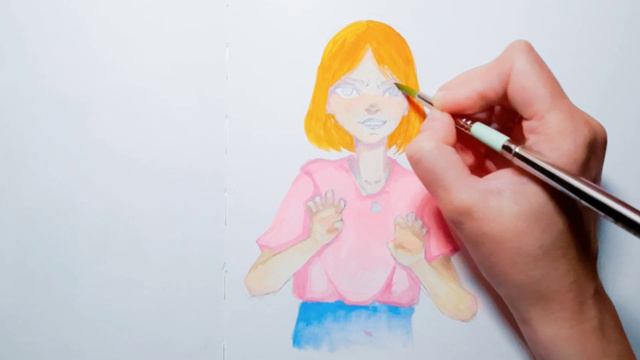 Рисую гуашью/SPEEDPAINT смотреть онлайн