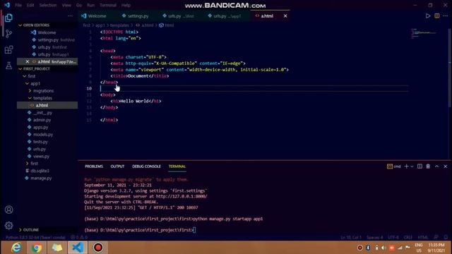 Display First View in Django | Python Web Framework смотреть онлайн