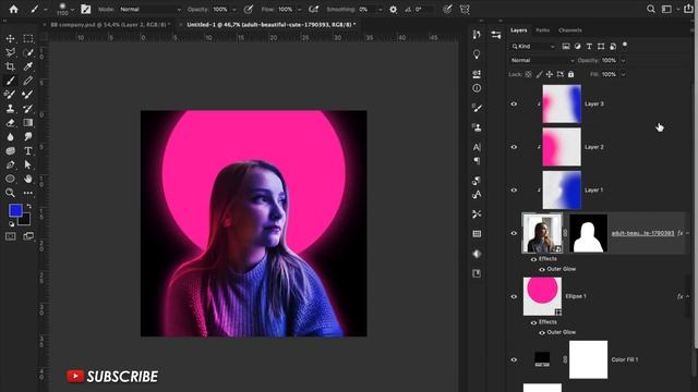 How to Create Retro Wave Style Cover Art Design - Photoshop Tutorials смотреть онлайн