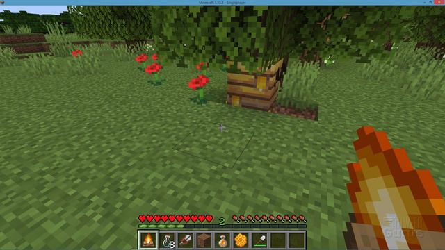 How to Get Honeycomb and Honey in Minecraft from Beehive Easy! смотреть онлайн