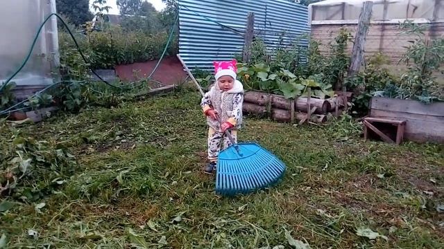 Дружно собираем траву смотреть онлайн
