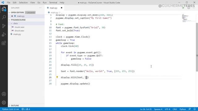 How to use Python to make 2D Games! [Meet Pygame] (Course) смотреть онлайн