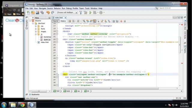 Twitter Bootstrap Lecture 5: Navbar & Dropdown смотреть онлайн