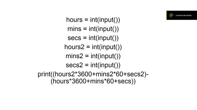 Snakify Two Timestamps Solution смотреть онлайн