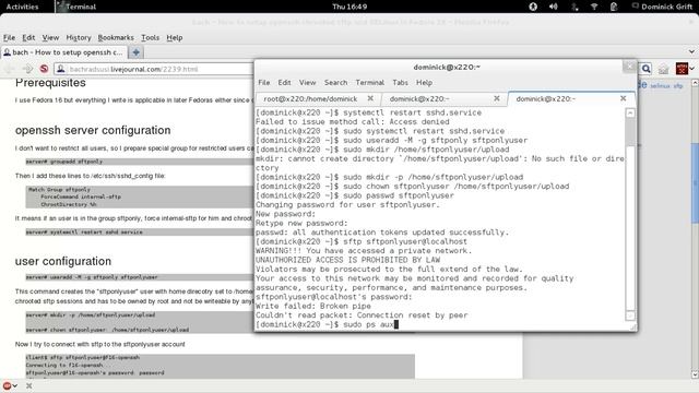 sftp chroot f16 selinux смотреть онлайн