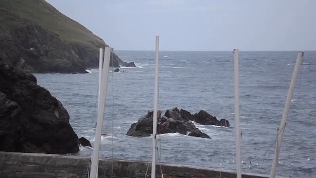 A View Over the Breakwater at Hope Cove смотреть онлайн