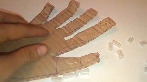 Как сделать механическую руку из картона?