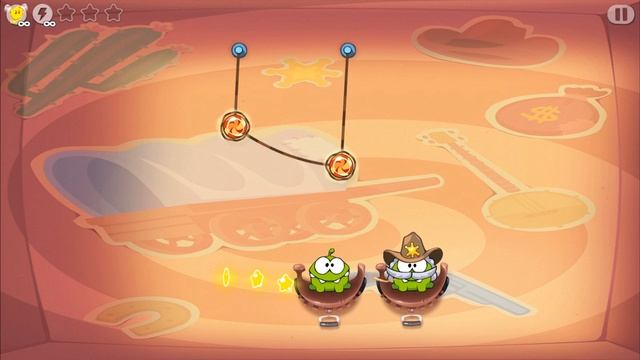 Cut The Rope: Time Travel - Level 8-1 [Wild West] 3 Stars Walkthrough смотреть онлайн