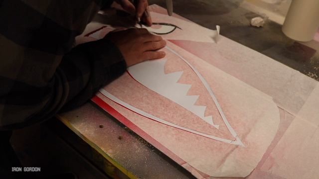 How To Make a WW2 P-40 Tiger Shark Nose Art Panel || Step by Step смотреть онлайн