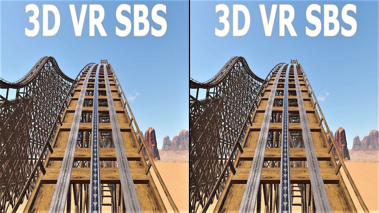 Roller Coaster 7 Американские Горки видео для VR очков 3D SBS VR box смотреть онлайн