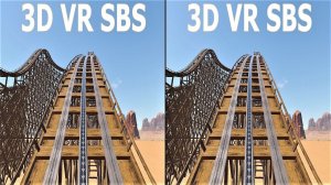 Roller Coaster 7 Американские Горки видео для VR очков 3D SBS VR box