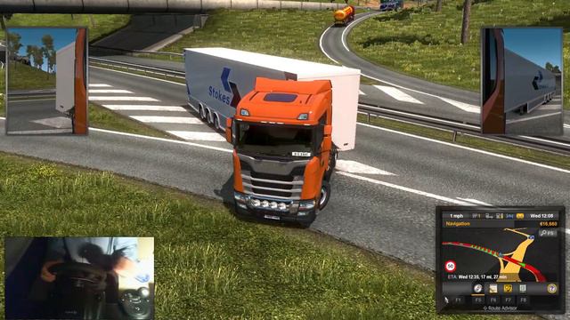 ETS2 Police Road Block смотреть онлайн
