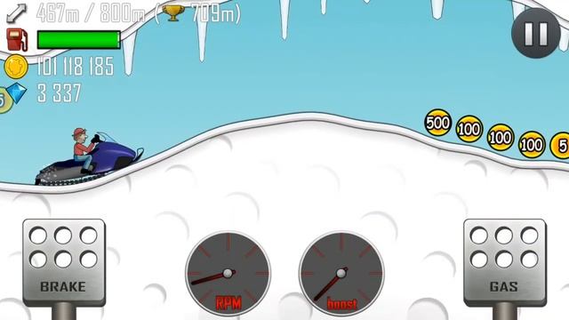 Hill Climb Racing Unlocked Snowmobile and ARCTIC CAVE Full Upgrade # Hack смотреть онлайн