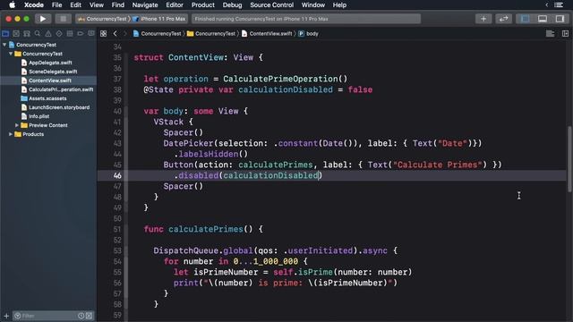 Run Code on the Main Thread - An Introduction to Networking with URLSession and SwiftUI смотреть онлайн