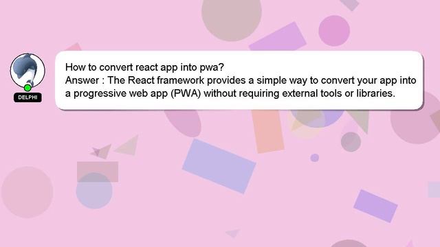 How to convert react app into pwa? смотреть онлайн