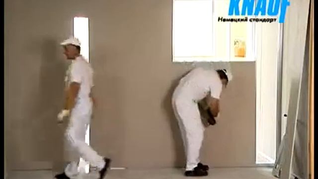 Технология KNAUF C112. Перегородка с двухслойной обшивкой листами ГКЛ с каждой стороны. смотреть онлайн
