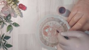 пепельница из эпоксидной смолы.