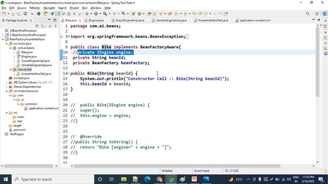 Bean Factory Aware Interface смотреть онлайн