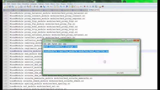 how to enabling mod rewrite in xampp смотреть онлайн