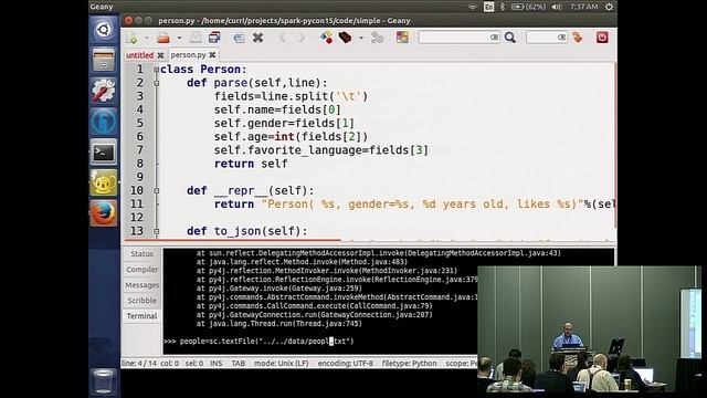 Orlando Karam - Introduction to Spark with python - PyCon 2015 смотреть онлайн