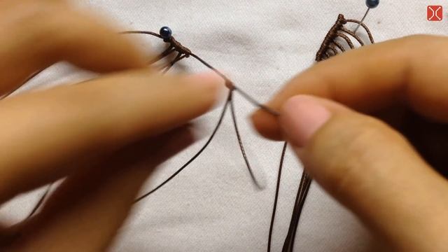 Macrame keychain tutorial: the simple bat-Easy macrame animal pattern - Hướng dẫn làm con dơi смотреть онлайн