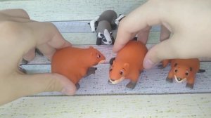 Обзор игрушек Животные Леса с Фёдором и Фёклой от Deagostini