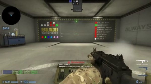 Разминка для spray I Recoil Master - Spraying Training Map I CS:GO