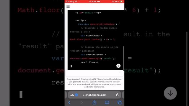 Making a dice roll generator using ChatGPT смотреть онлайн