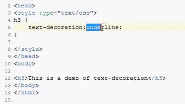 1 minute tutorials - CSS text-decoration смотреть онлайн