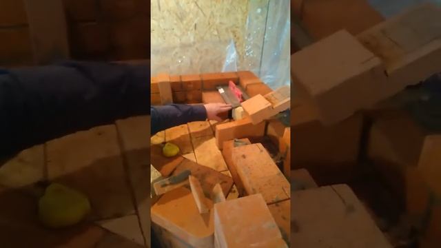 Камино печь кирпичная угловая смотреть онлайн