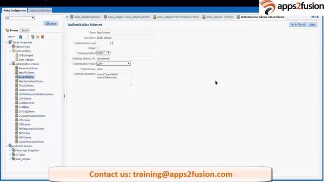 How to manage Authentication schemes & policy in Oracle Access Manager (OAM) смотреть онлайн