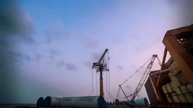 Как устанавливают большие ветрогенераторы смотреть онлайн