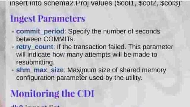 3. IBM DB2 Continuous Data Ingest (English) смотреть онлайн