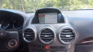 Как узнать температуру двигателя Опель Антара 2.0 с цветным дисплеем