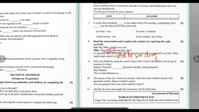CBSE English class 10 Grammar practice SET 2 @ greeshmavedika смотреть онлайн