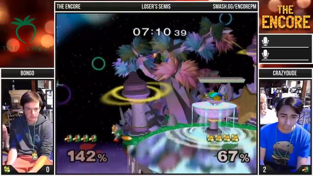 The Encore - PKK | Bongo (Fox) VS CrazyDude (Falco) - SSBM - Losers Semis смотреть онлайн