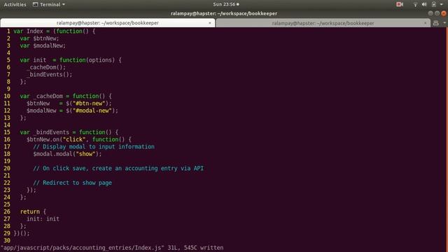 Learning Log P103: Building a Web Based Accounting System - Modelling T-Accounts + Bootstrap Modal смотреть онлайн