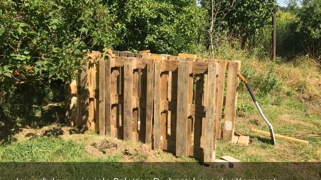 Komposter aus Europaletten selber bauen смотреть онлайн