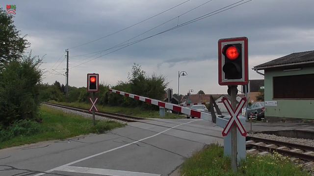 Eisenbahnkreuzung Kleinmeiseldorf #1 (A) - 14.9.2023 / Železniční přejezd / Railroad crossing смотреть онлайн