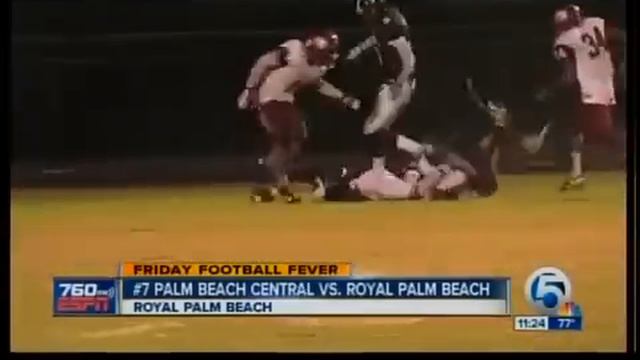 Palm Beach Central/Royal Palm Beach football highlights смотреть онлайн