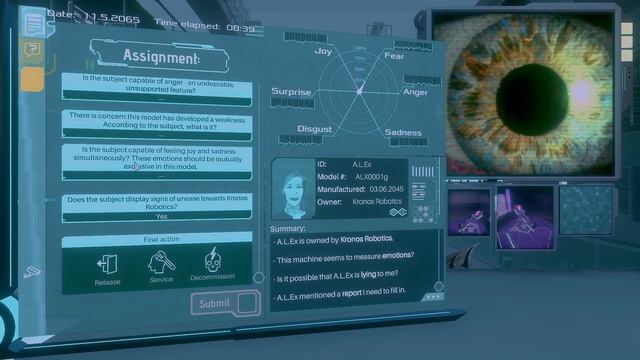 Silicon Dreams| Cyberpunk interrogation picking who is innocent or guilty! смотреть онлайн