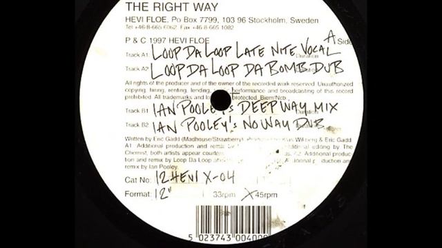 Eric Gadd - Ian Pooley - The Right Way (Deep Way Mix) [High Fidelity] смотреть онлайн