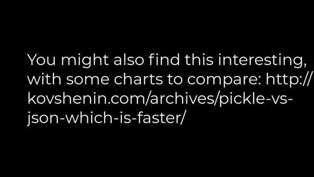 Python :Pickle or json?(5solution) смотреть онлайн