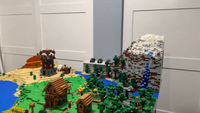 Lego Minecraft world update (giant mountain, messa, dungeon) смотреть онлайн