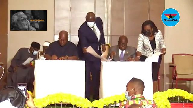 Akufo-Addo, Mahama shake hands, call for peace ahead of polls смотреть онлайн